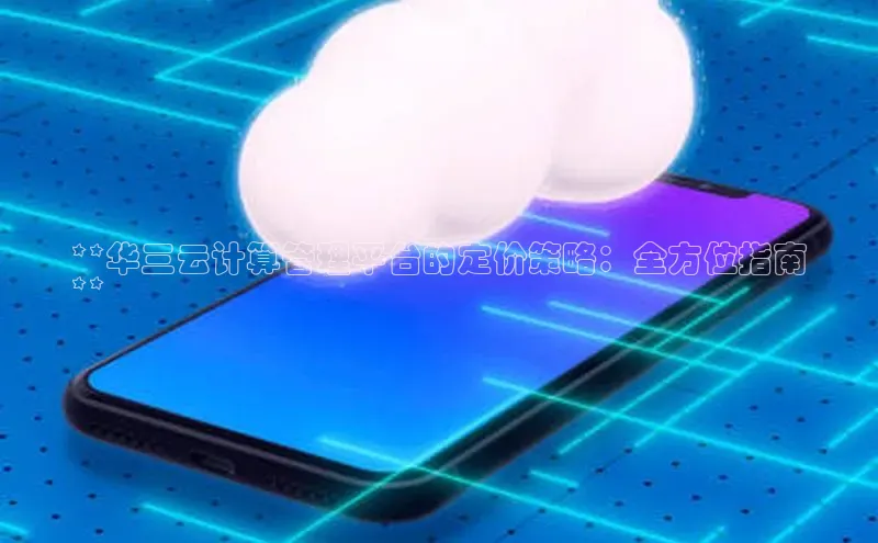 杏鑫平台线路测速百度信誉**华三云计算管理平台的定价策略：全方位指南
**